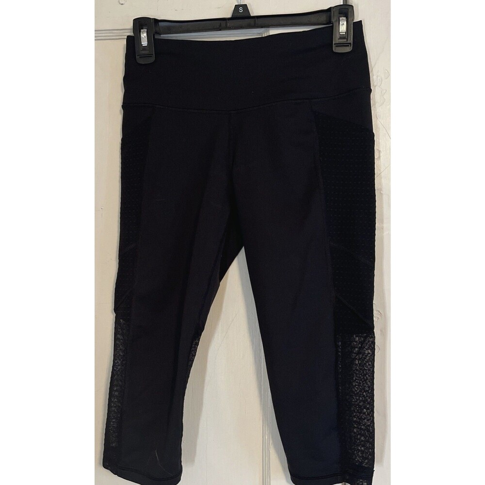 Victoria Secret Leggings Women's S Yoga Gym Pants Sport Knockout Black Cut Out
